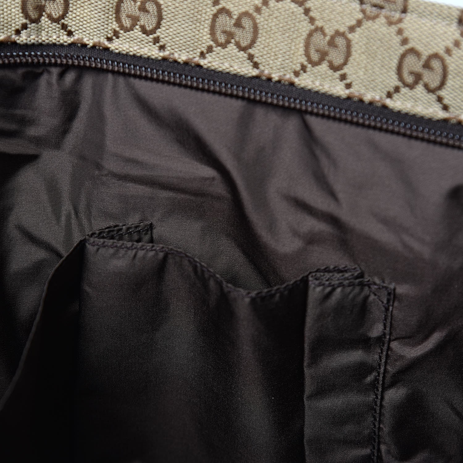 Gucci Monogram Web Large Diaper Tote Brown 14 of 14