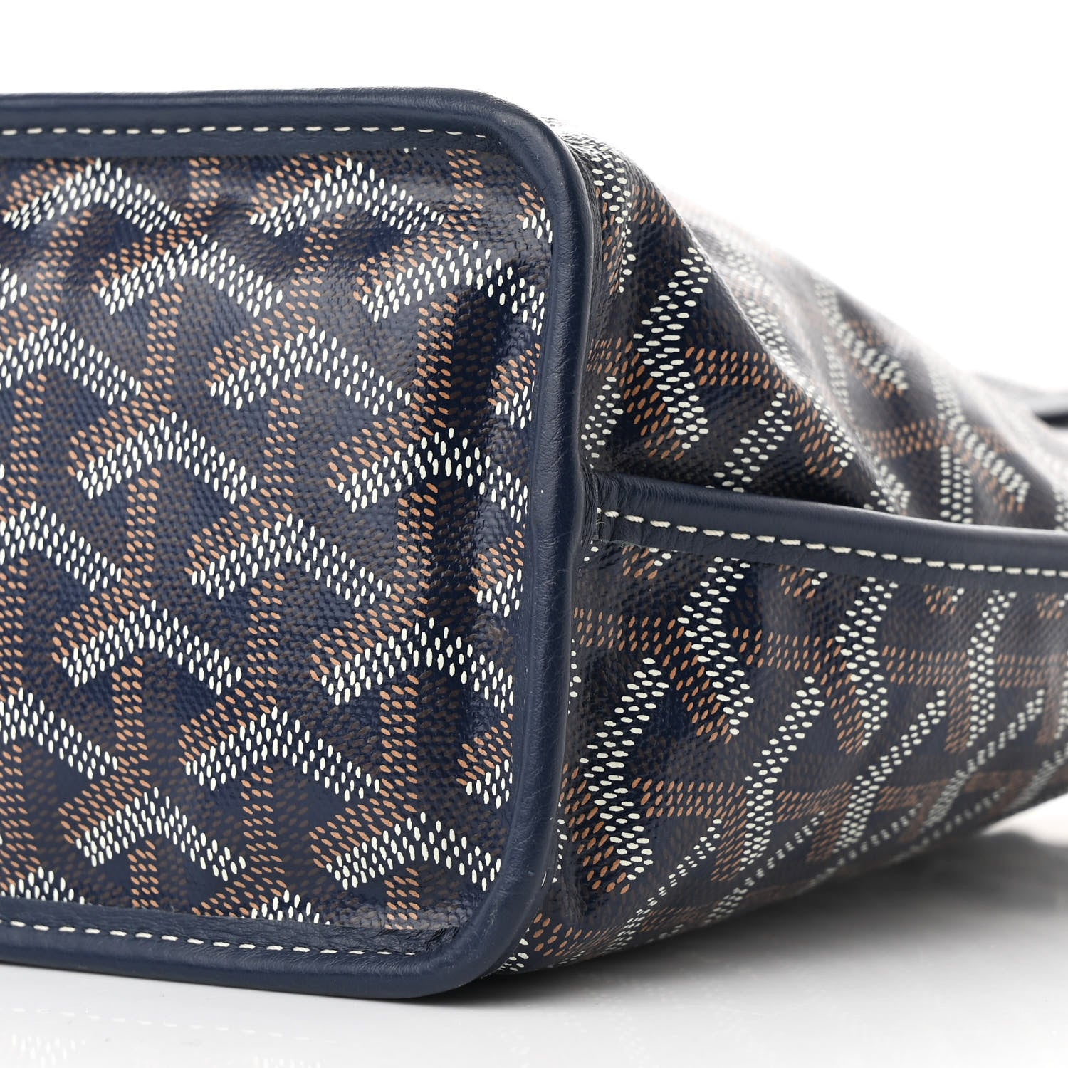 Goyard Goyardine Reversible Mini Anjou Navy 18 of 19