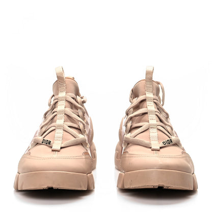 Christian Dior Neoprene Rubber Womens D-Connect Sneakers 37.5 Nude 2 of 10
