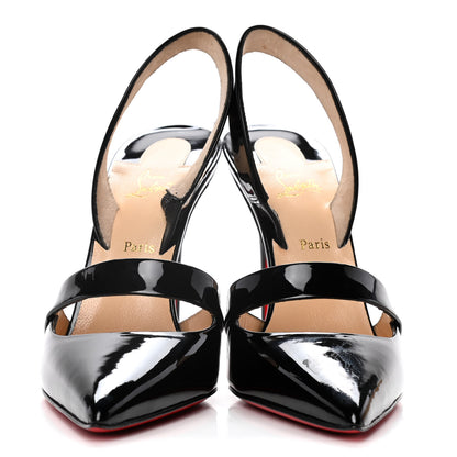 Christian Louboutin Patent Actina 100 Pumps 39 Black 2 of 14