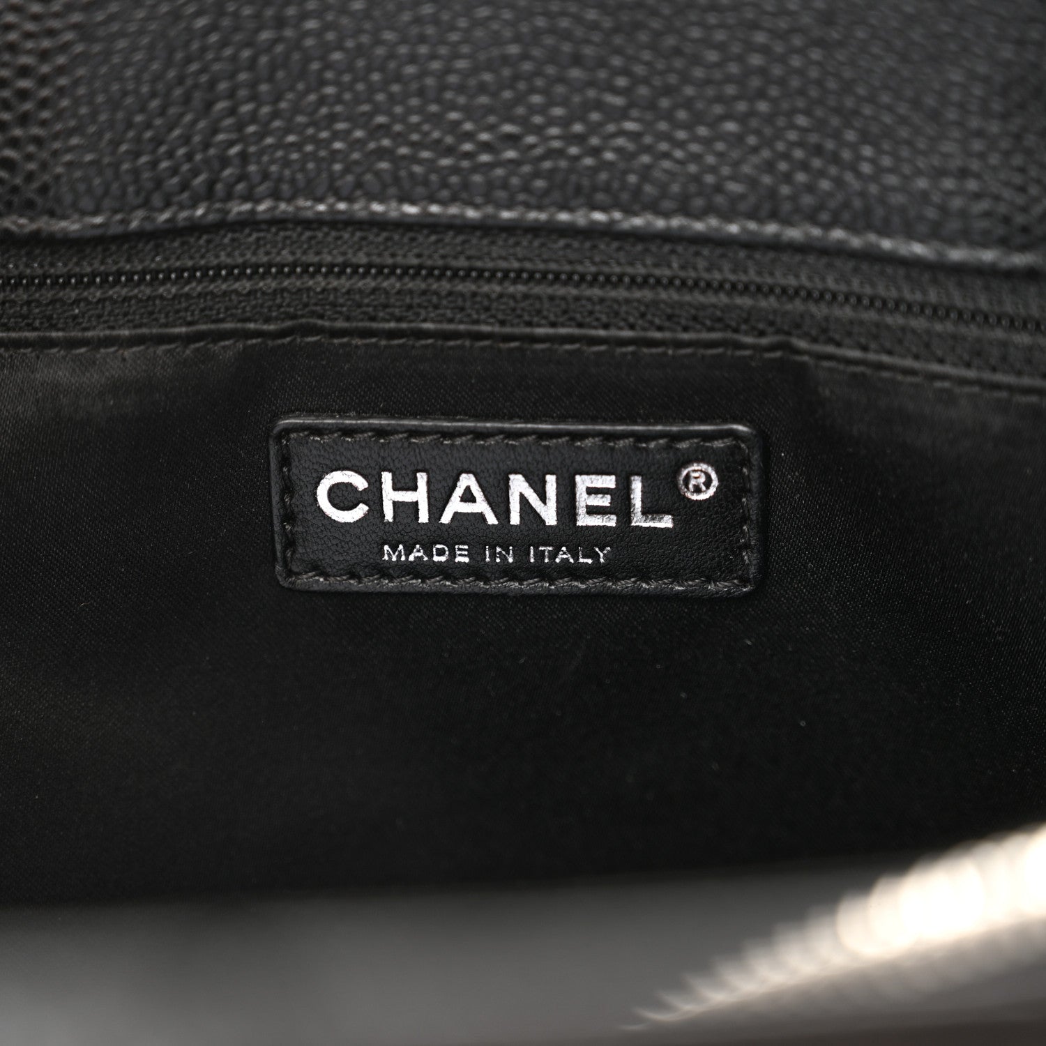 Chanel Caviar Quilted Grand Shopping Tote GST Black 6 of 12
