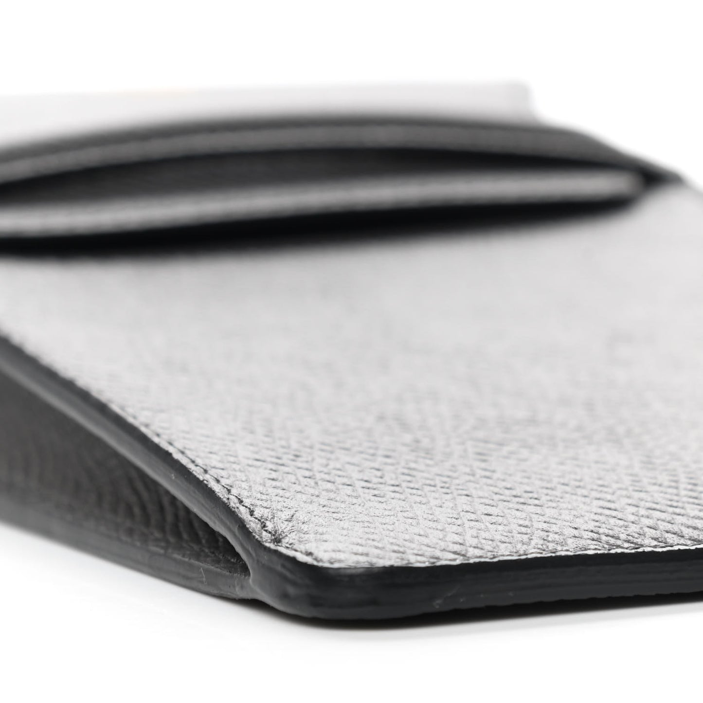 Grained Calfskin Phone Pouch With Flap