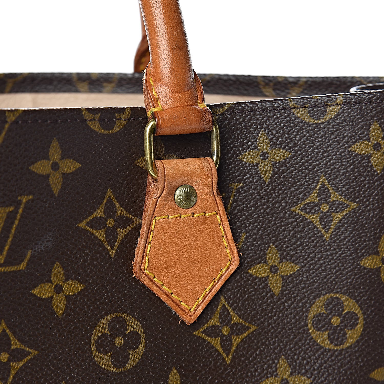 Louis Vuitton Monogram Sac Plat 12 of 17