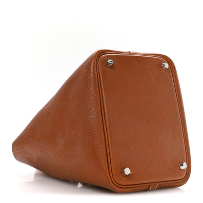 Hermes Barenia Faubourg Picotin Lock 18 PM Fauve 4 of 13