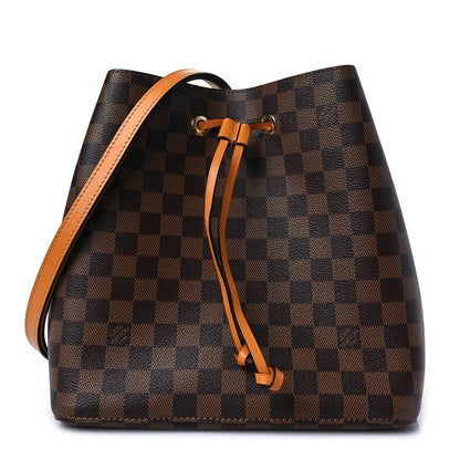 Louis Vuitton Damier Ebene Neonoe MM Safran 1 of 7