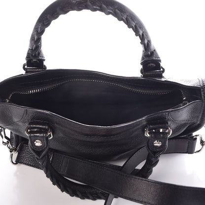 Balenciaga Chevre Silver Metallic Edge Hardware Mini City Black 6 of 8