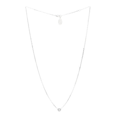 Cartier 18K White Gold Diamond SM D'Amour Pendant Necklace 3 of 5