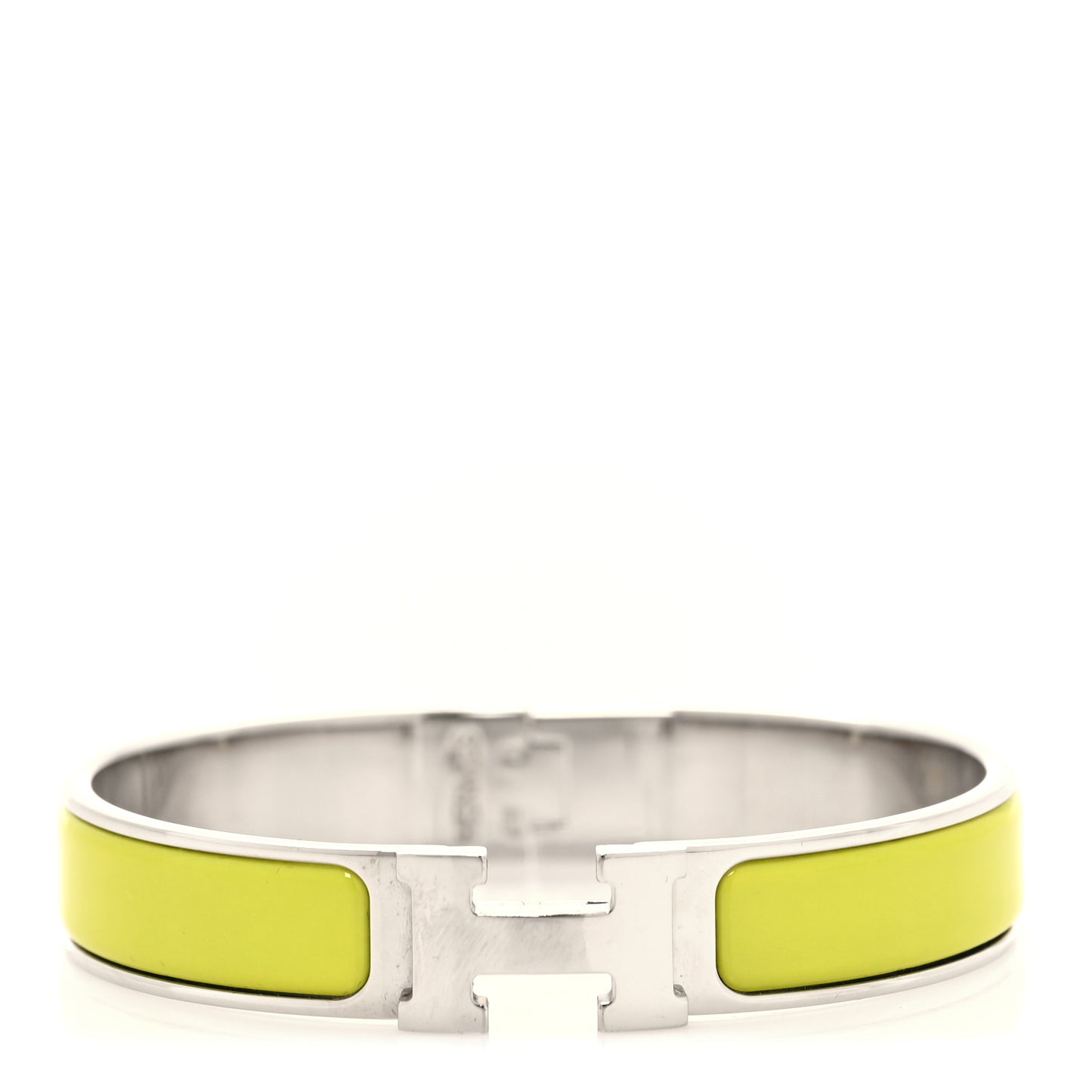 Enamel Narrow Clic Clac H Bracelet GM Soufre