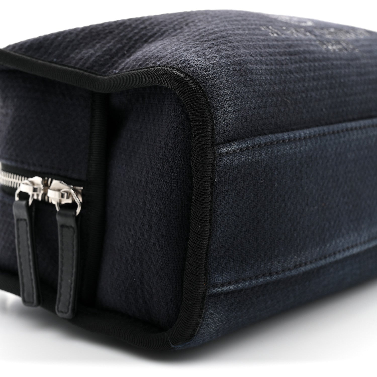 Chanel Mixed Fibers Deauville Bowling Bag Black 9 of 11