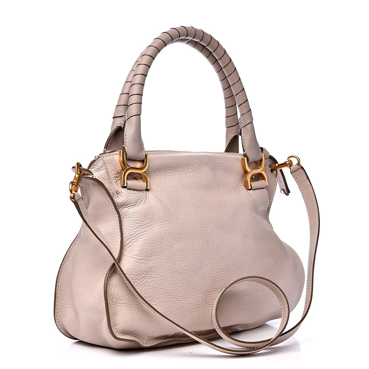 Calfskin Medium Marcie Satchel Blush Nude