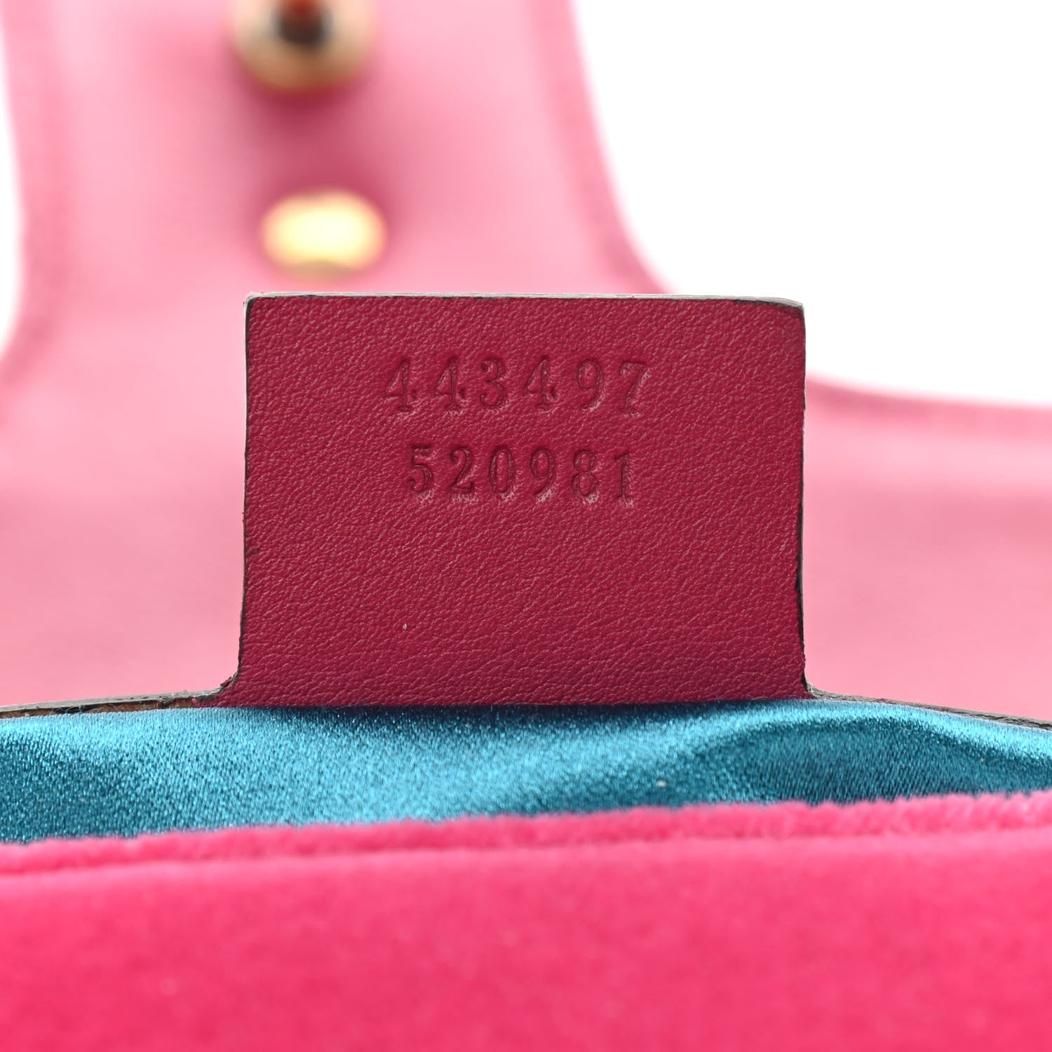 Gucci Velvet Matelasse Small GG Marmont Shoulder Bag Light Raspberry Rose 6 of 8