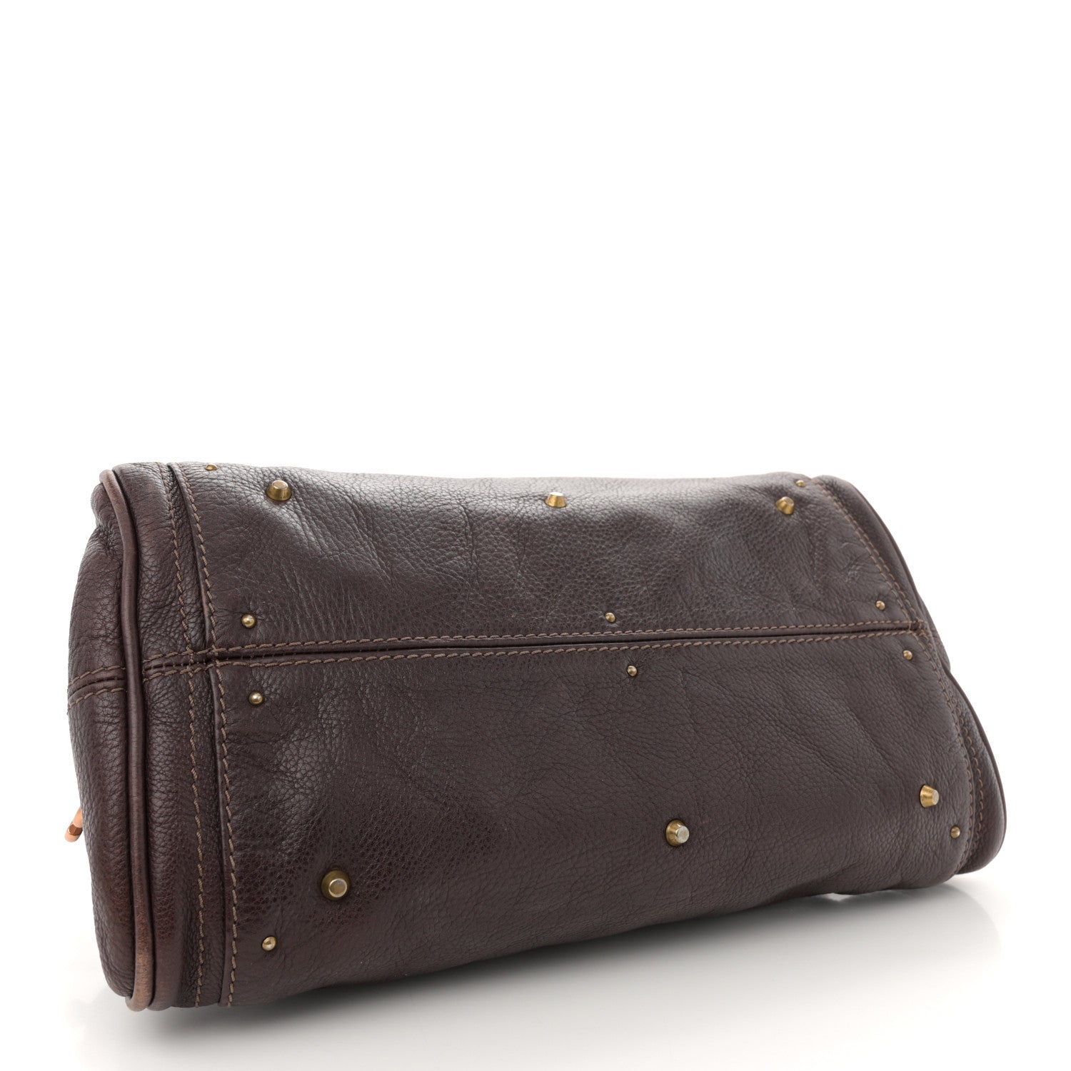 Chloe Calfskin Medium Paddington Satchel Chocolate 4 of 13
