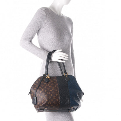 Louis Vuitton Monogram Stripes Medium Bag Marine 2 of 15