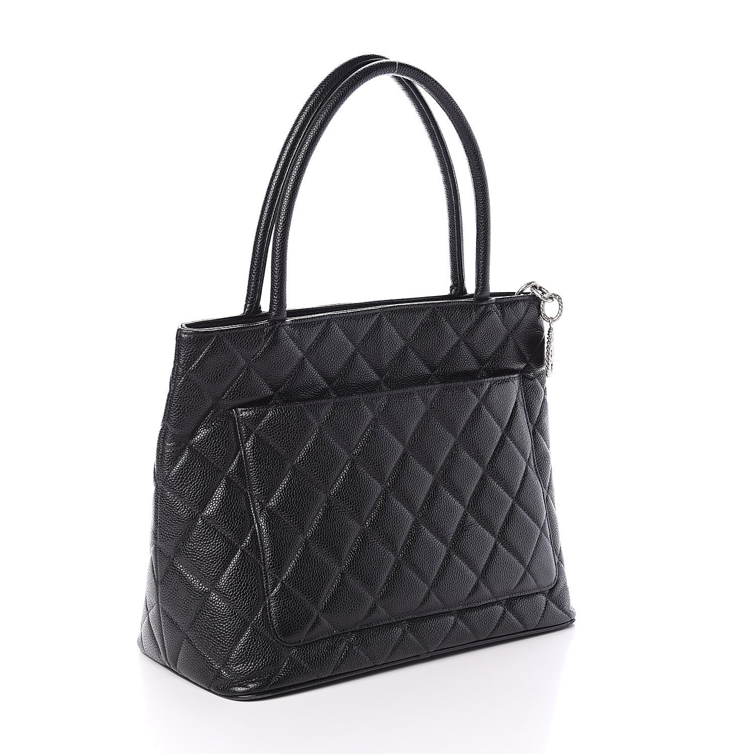 Chanel Caviar Quilted Medallion Tote Black 2 of 9