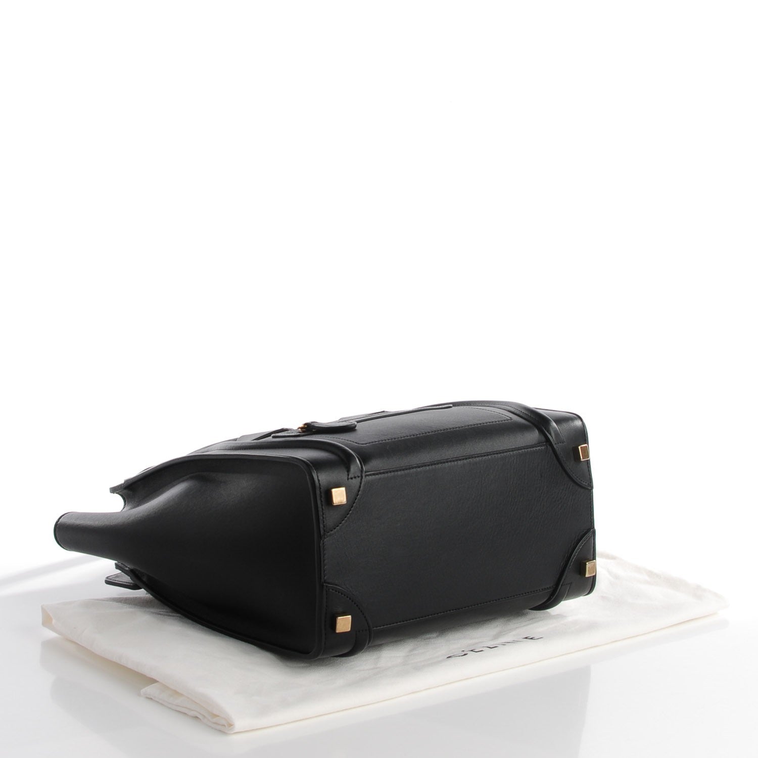 Celine Smooth Calfskin Micro Luggage Black 4 of 8