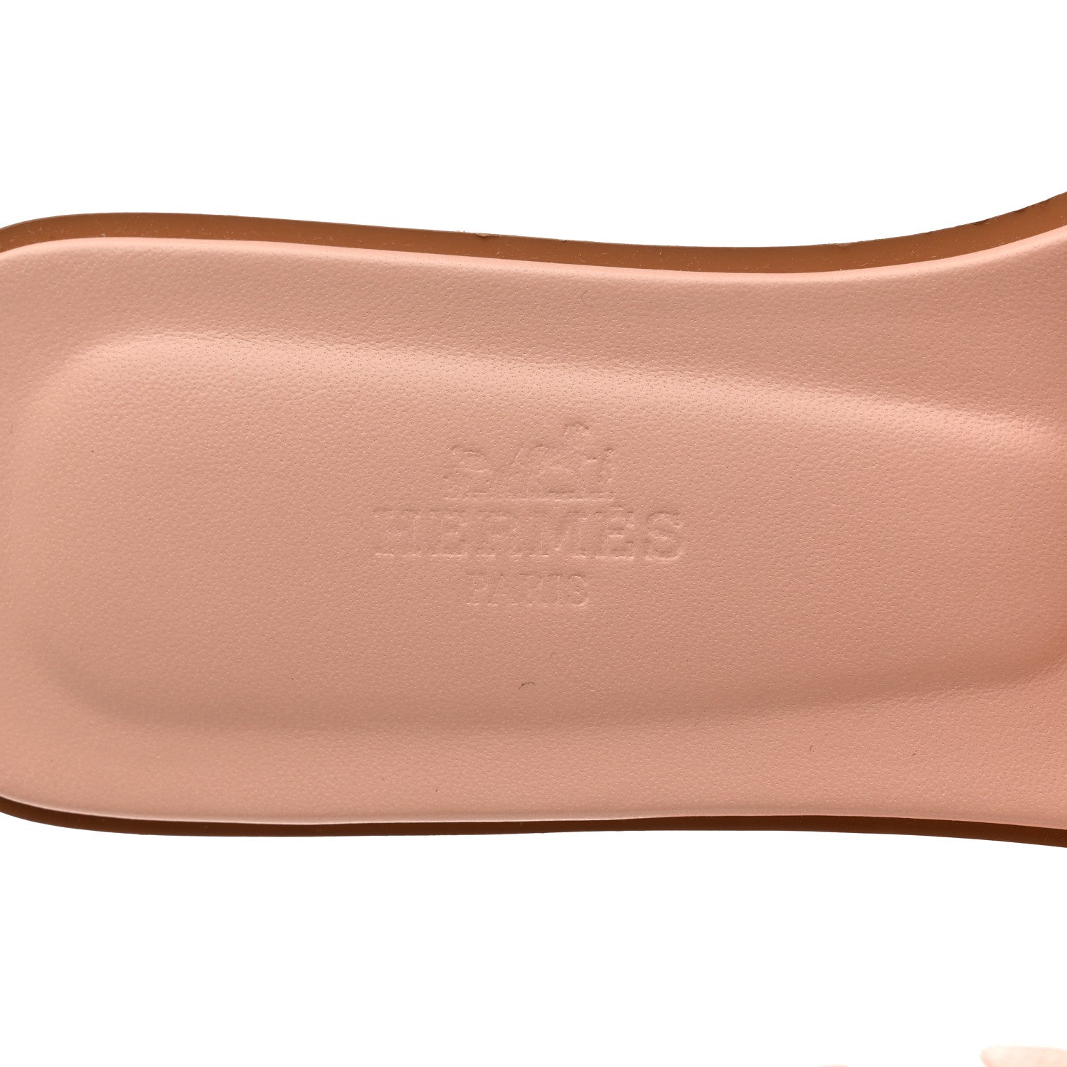 Hermes Epsom Oran Sandals 37 Rose Pale 7 of 9