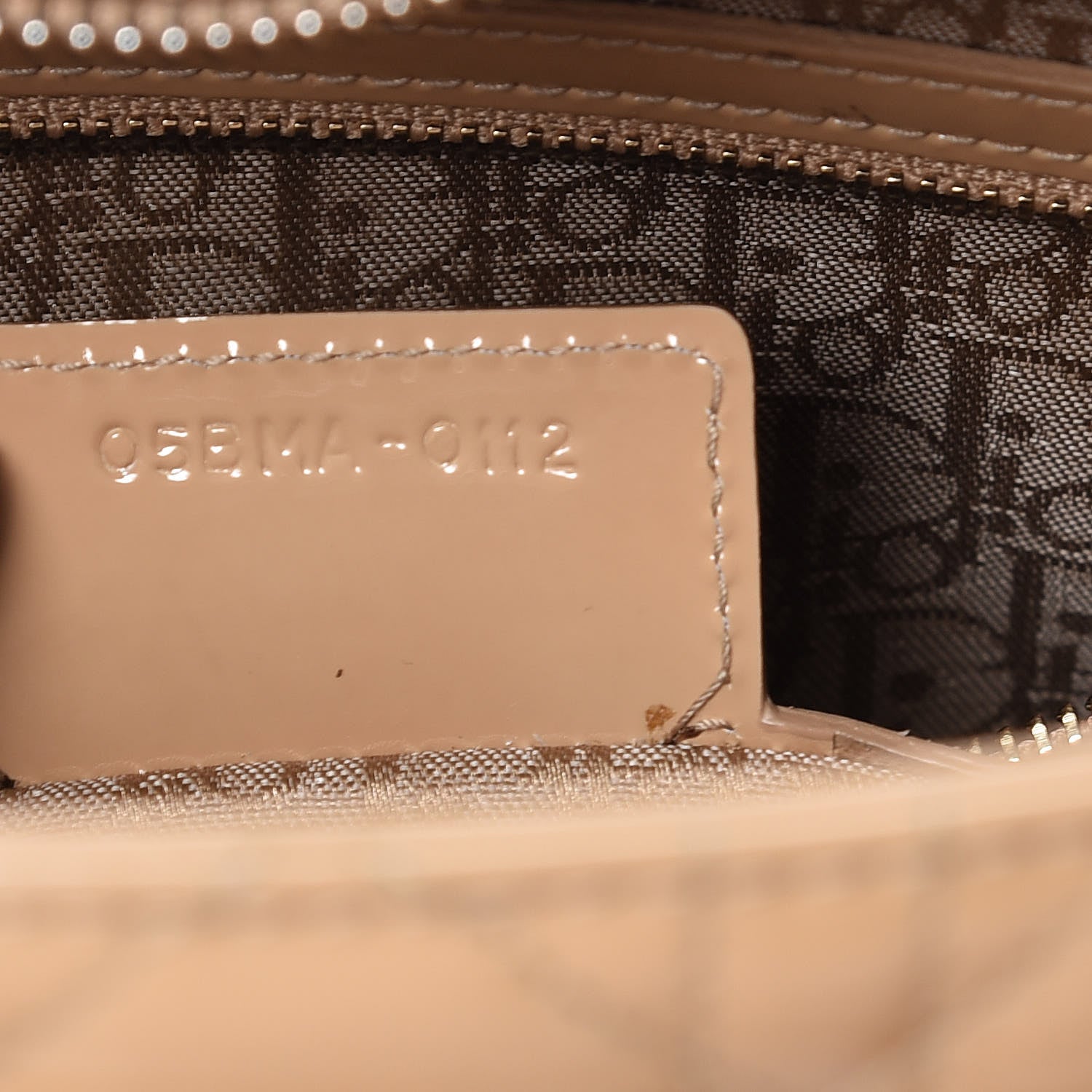 Christian Dior Patent Cannage Large Lady Dior Dark Beige 8 of 18