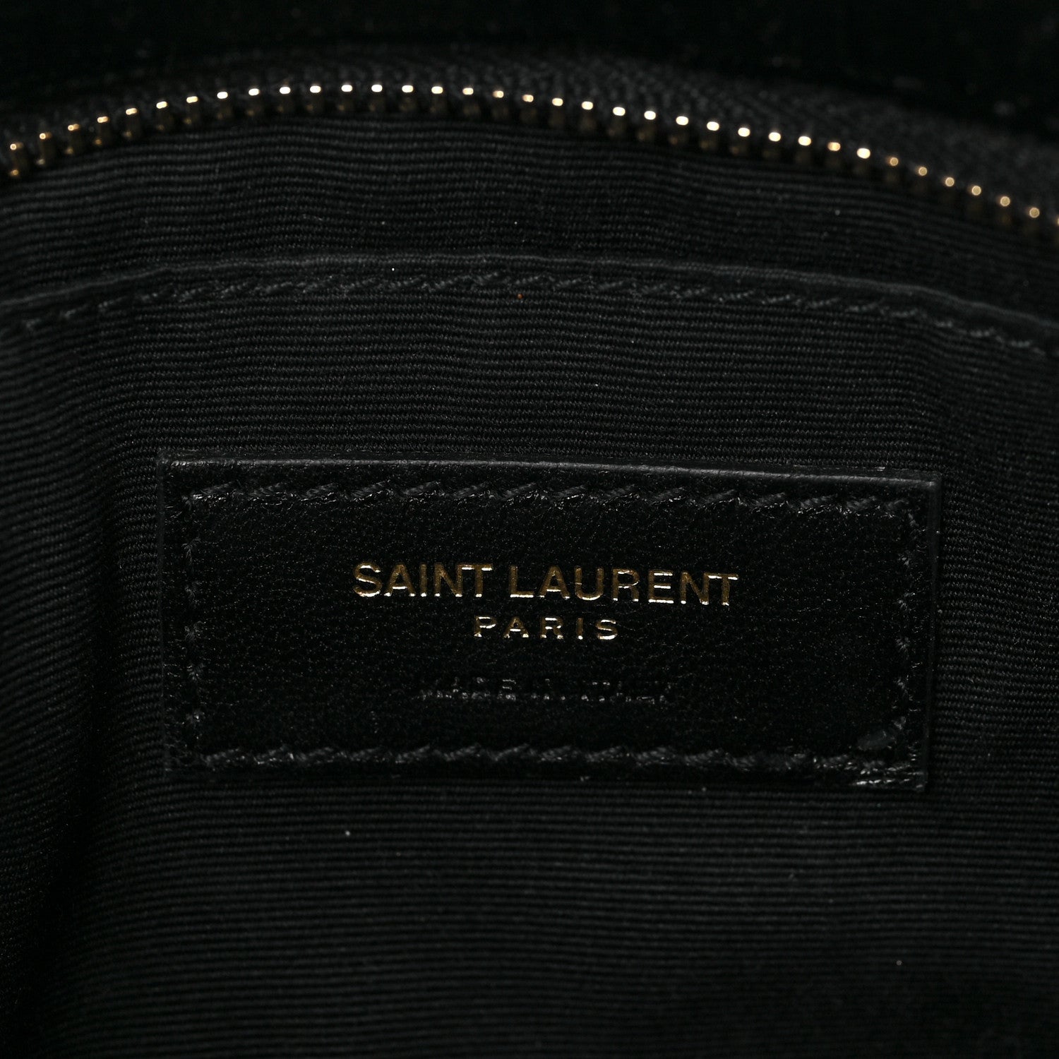 Saint Laurent Velour Matelasse Monogram Lou Belt Bag Black 6 of 8