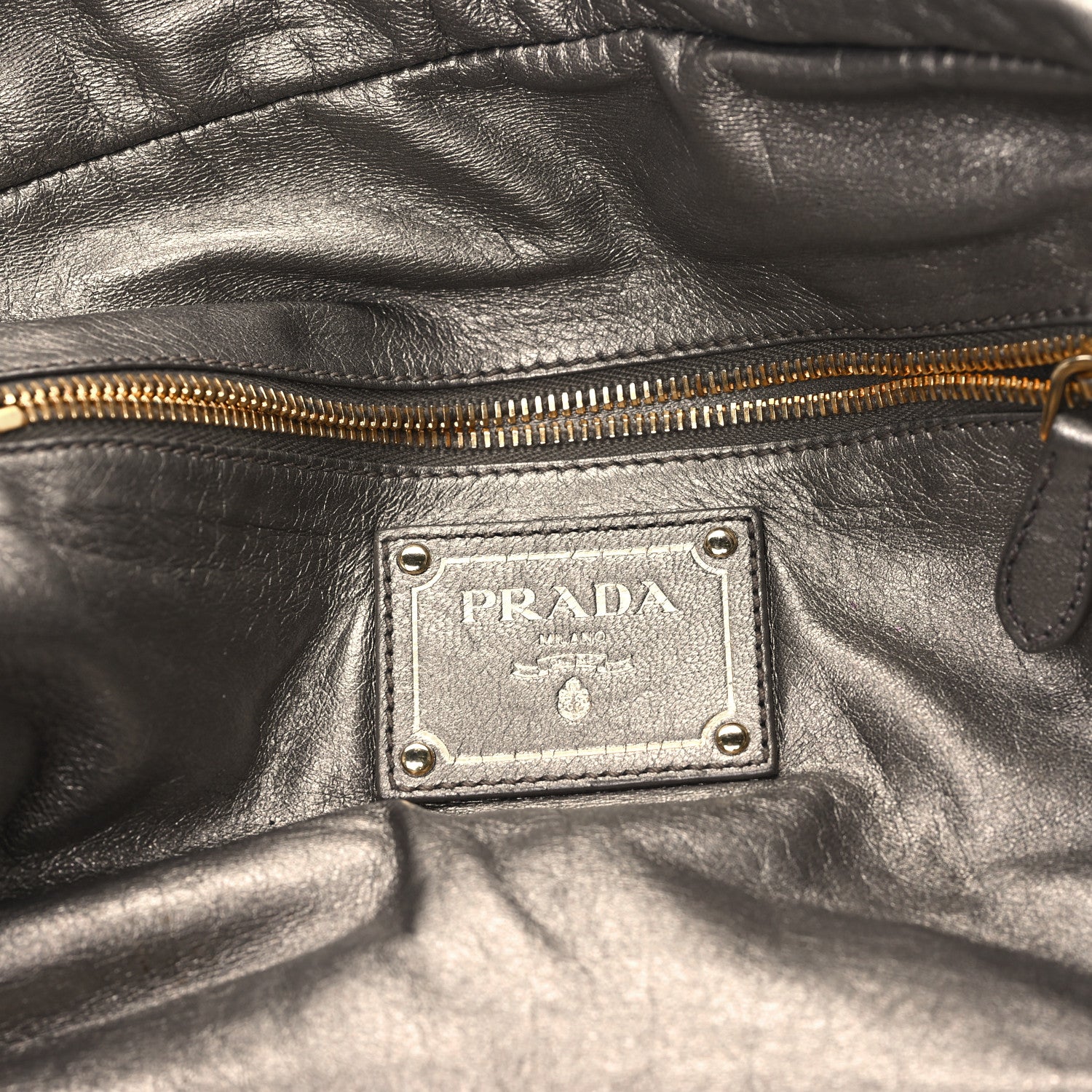 宝 Prada Cervo Lux Print Lace Bauletto Bag Talco 1572886 – FASHIONPHILE