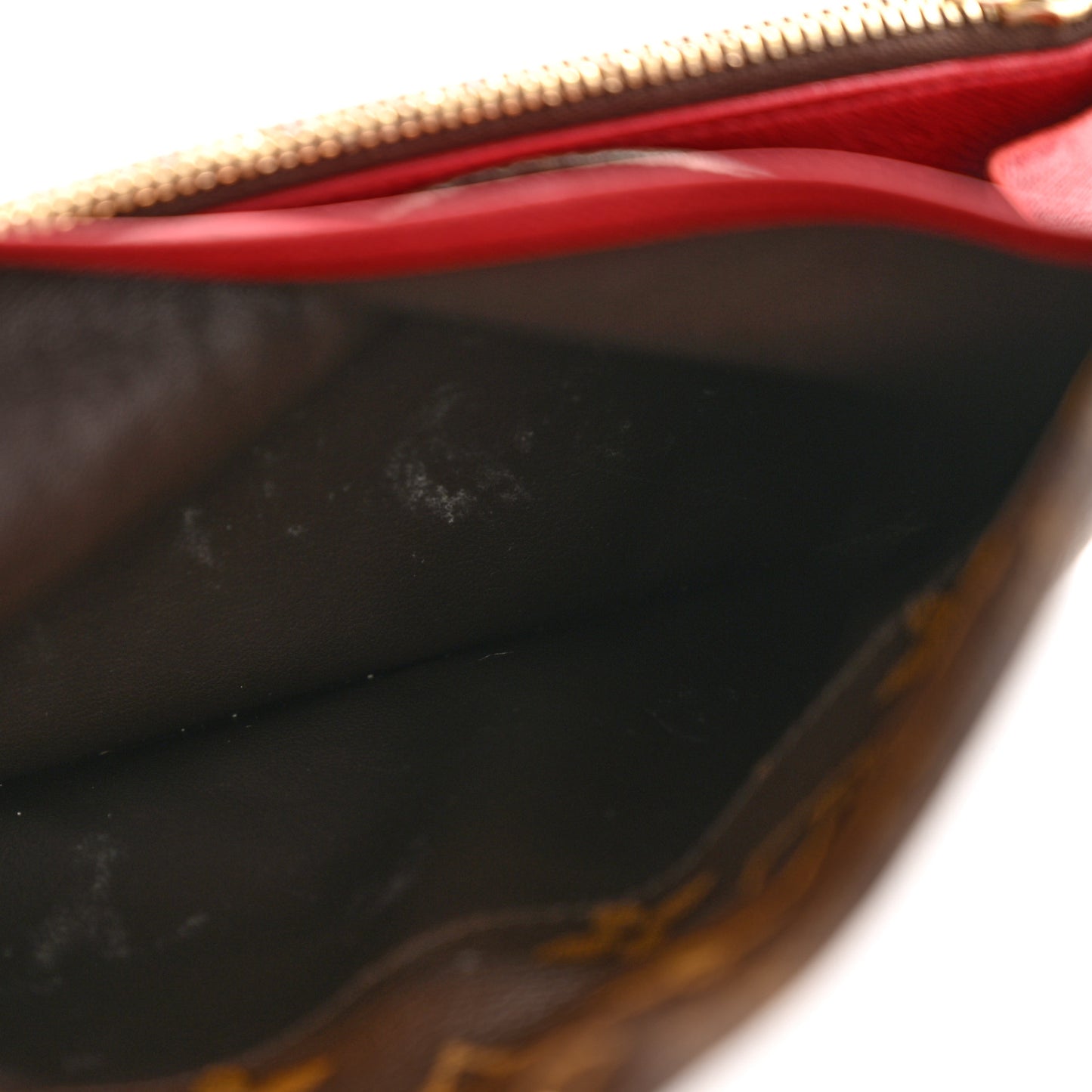 Monogram Emilie Wallet Red