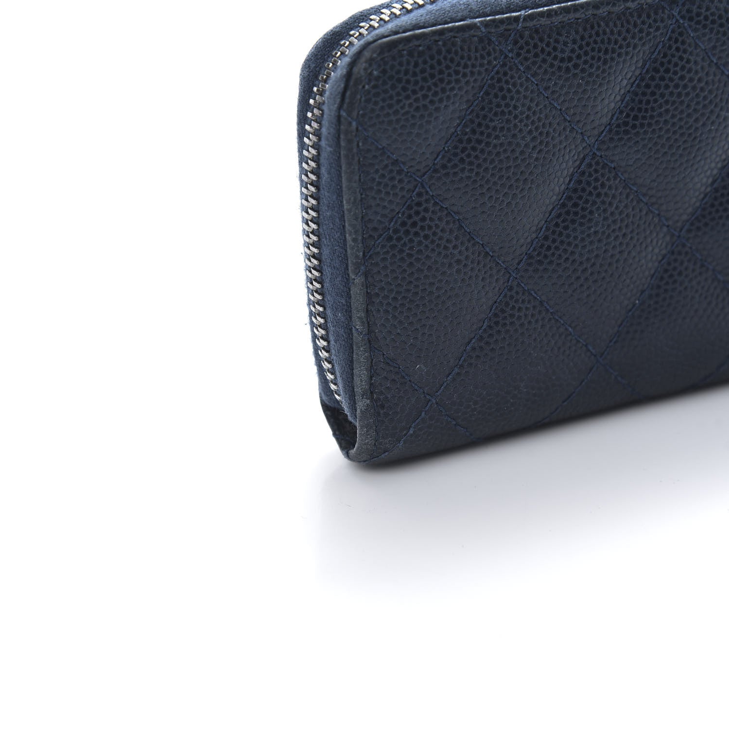 Chanel Caviar Quilted Key Holder Case Navy 9 of 11