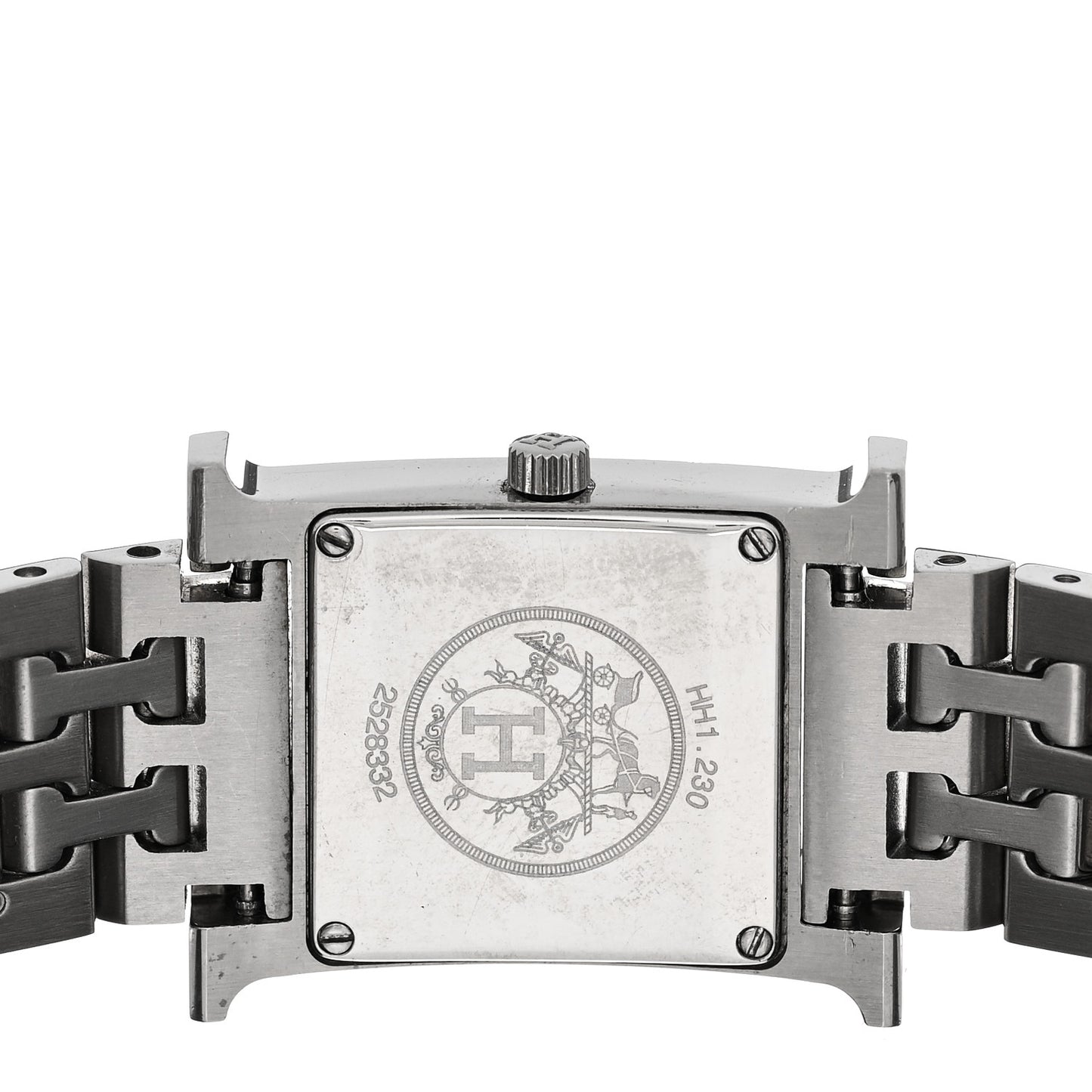 Stainless Steel Diamond Bezel 21mm Heure H Hour Quartz Watch