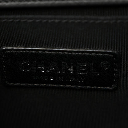 Chanel Calfskin Quilted Medium Boy Flap Black 6 of 10