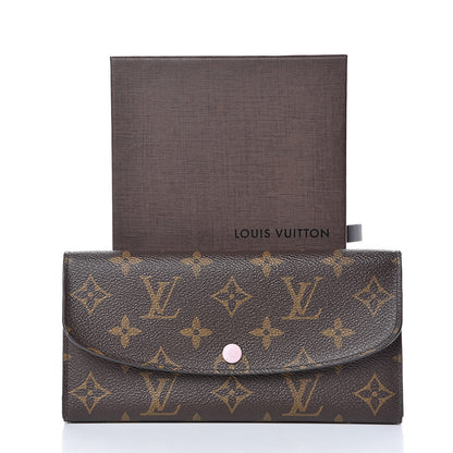 Louis Vuitton Monogram Emilie Wallet Rose Ballerine 11 of 11