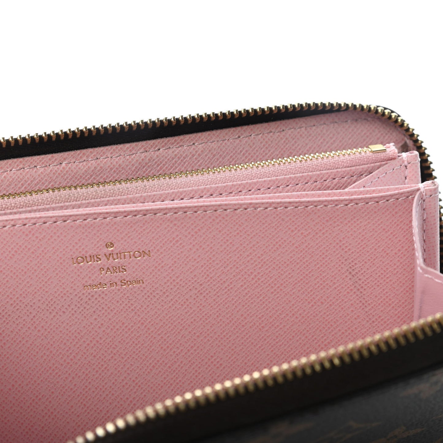 Monogram Zippy Wallet Rose Ballerine