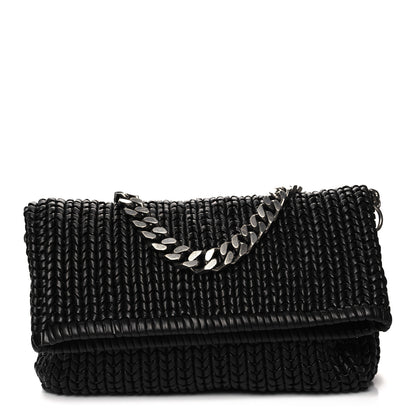 Balenciaga Woven Calfskin Metro Medium Tote Black 1 of 12