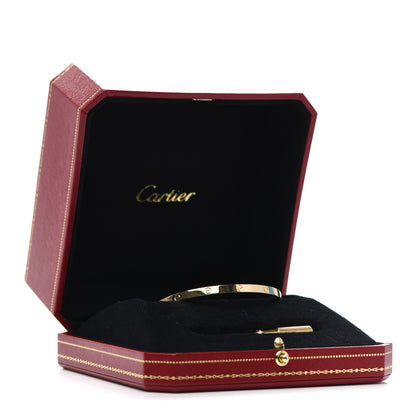 Cartier 18K Yellow Gold Small LOVE Bracelet 17 5 of 5