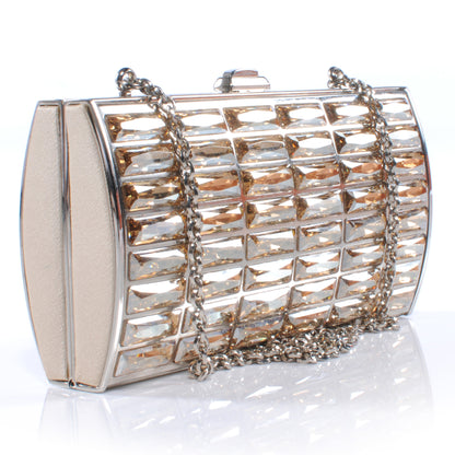 Judith Leiber Swarovski Crystal Goddess Clutch Champagne 3 of 6