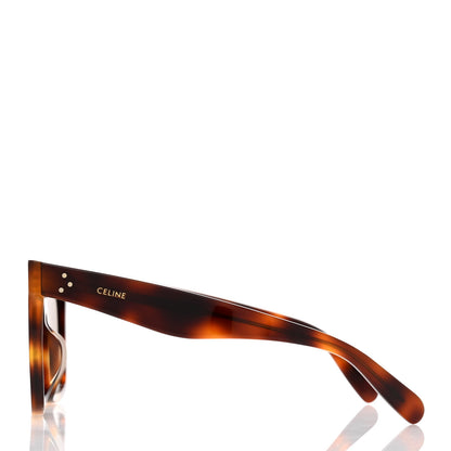 Celine Acetate Polarized Oversized Sunglasses CL4055FN Tortoise 3 of 7