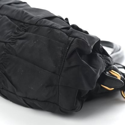 Prada Tessuto Nylon Gaufre Shopping Satchel Black 8 of 9