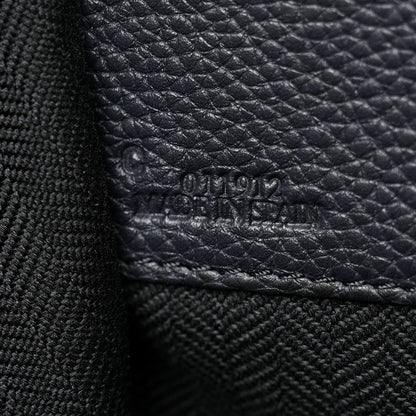 Loewe Calfskin Small Hammock Shoulder Bag Midnight Blue Black 7 of 10