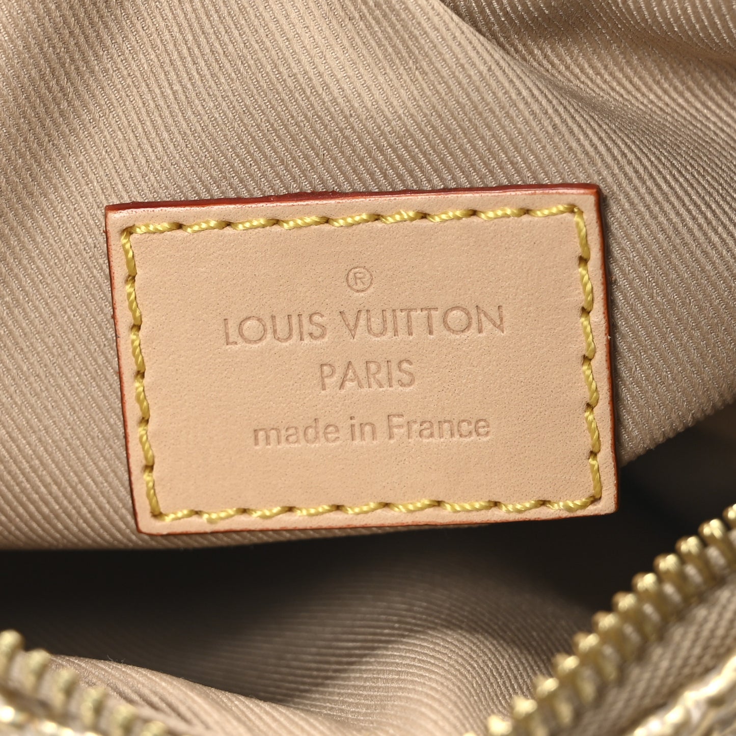 Monogram Jacquard Loop Gold