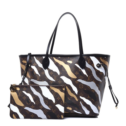 Louis Vuitton X LOL Monogram Neverfull MM Gold Silver 1 of 8