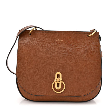 Mulberry Small Classic Grain Amberley Satchel Oak 1 of 11
