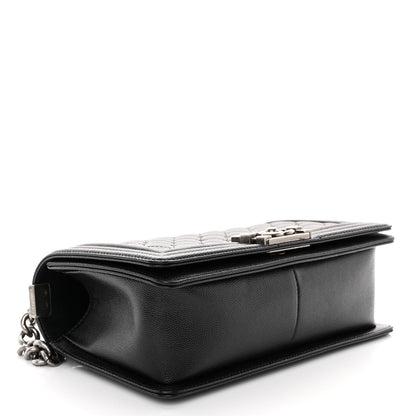 Chanel Caviar Quilted Medium Boy Flap Black 4 of 10