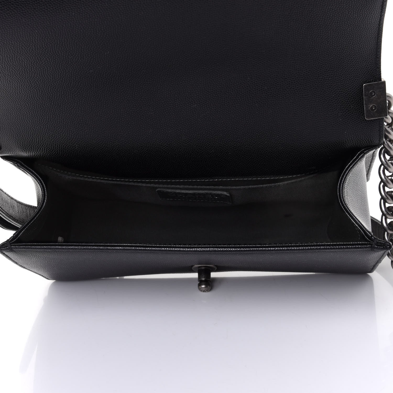 Chanel Caviar Quilted Medium Boy Flap Black 4 of 4