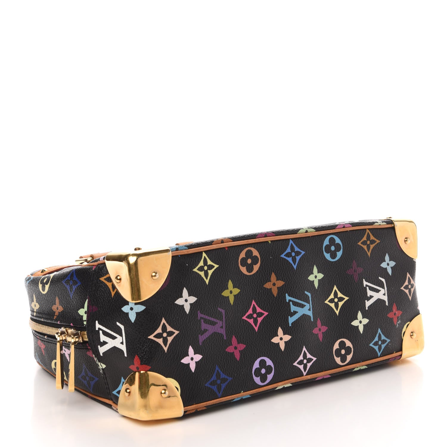 Louis Vuitton Monogram Multicolor Trouville Black 4 of 13