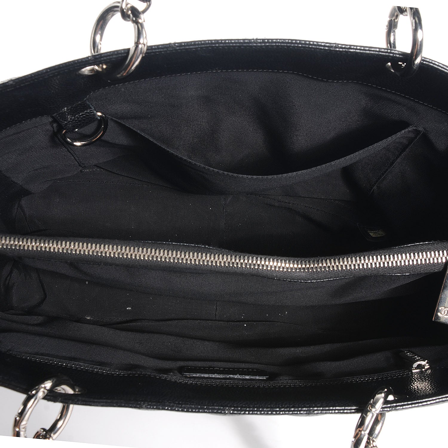 Chanel Caviar Grand Shopping Tote GST Black 3 of 7