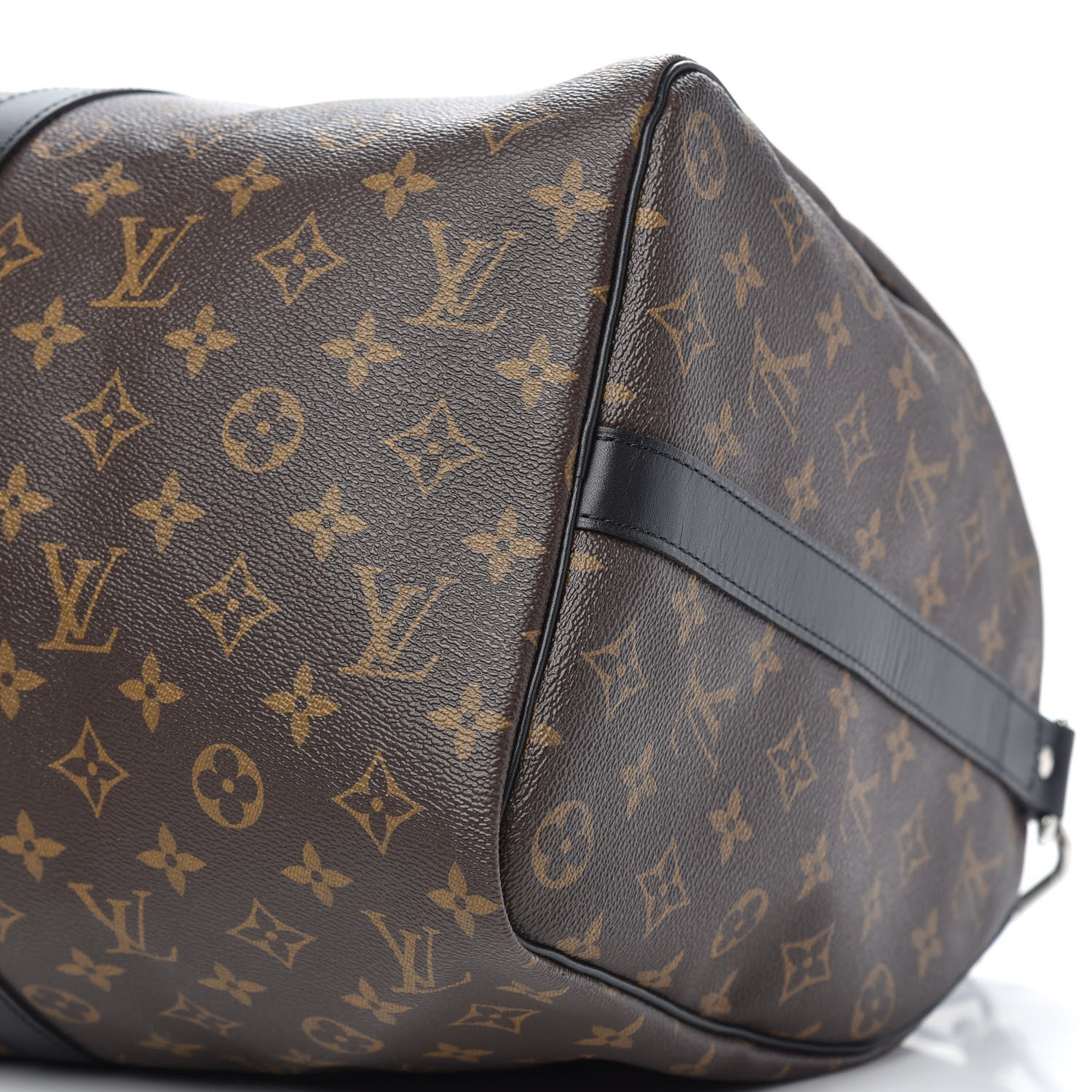 Louis Vuitton Monogram Macassar Keepall Bandouliere 45 7 of 8