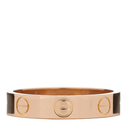 Cartier 18K Pink Gold 3.5mm LOVE Wedding Band Ring 50 5.25 1 of 4