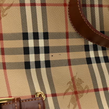 Burberry Haymarket Check Messenger Bag Brown 14 of 21