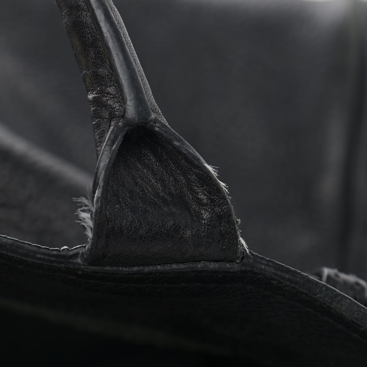 Natural Leather Bayswater Tote Black
