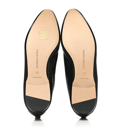 Bottega Veneta Nappa Almond Flats 35 Black 5 of 7
