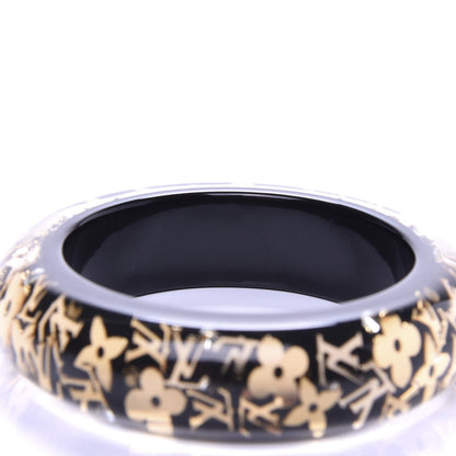 Louis Vuitton Resin Swarovski Small Inclusion Bracelet GM Black 3 of 4