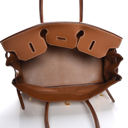 Hermes Togo JPG Birkin 42 Gold 5 of 21