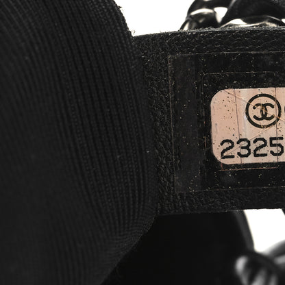 Chanel Calfskin Quilted Small Frame In Chain Flap Black 7 of 10
